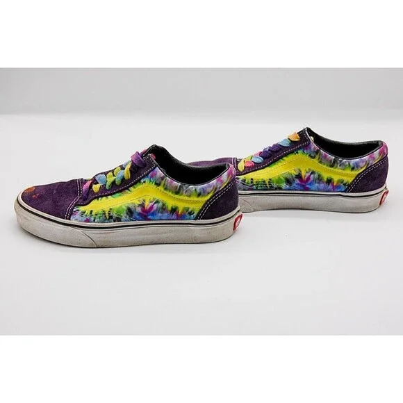 Vans Off The Wall Skate Shoes Mens Size 4.5 Women Size 6 Tie Dye Model 500714 - Picture 4 of 6